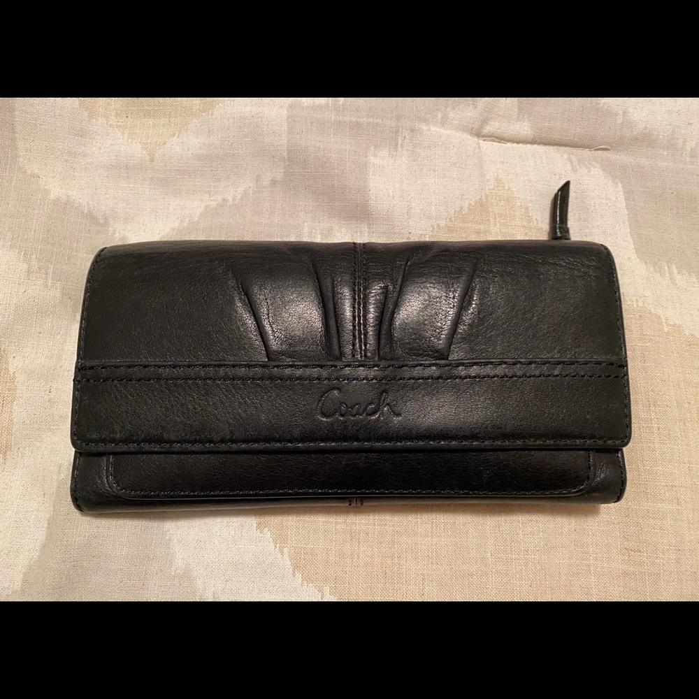 Coach leather wallet